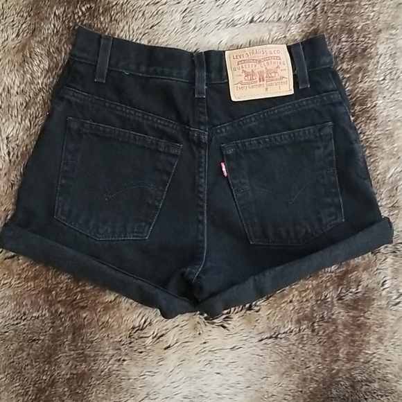Levi's Pants - Levi's Vintage High Rise Black Denim Shorts